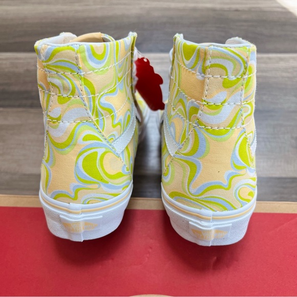 Vans Sk8-Hi Tapered Swirl Lime Cream - Picture 3 of 9
